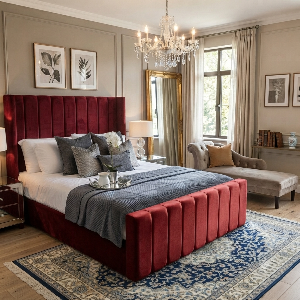 Mayfair Wingback Bed