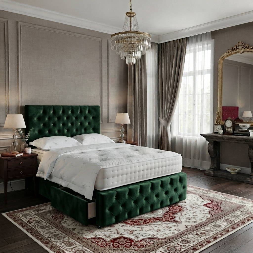 Divan Bed with Footboard