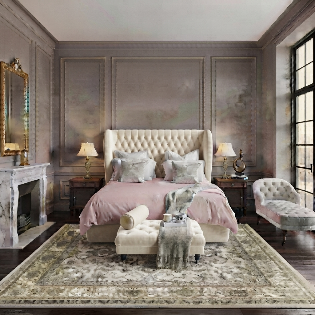 Liberty Wingback Bed