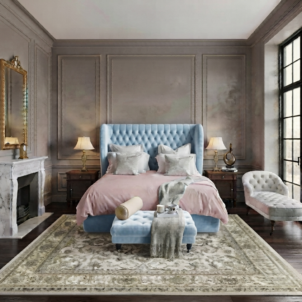 Liberty Wingback Bed