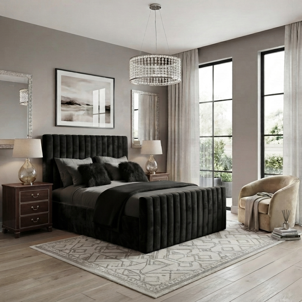 Indigo Line Bed