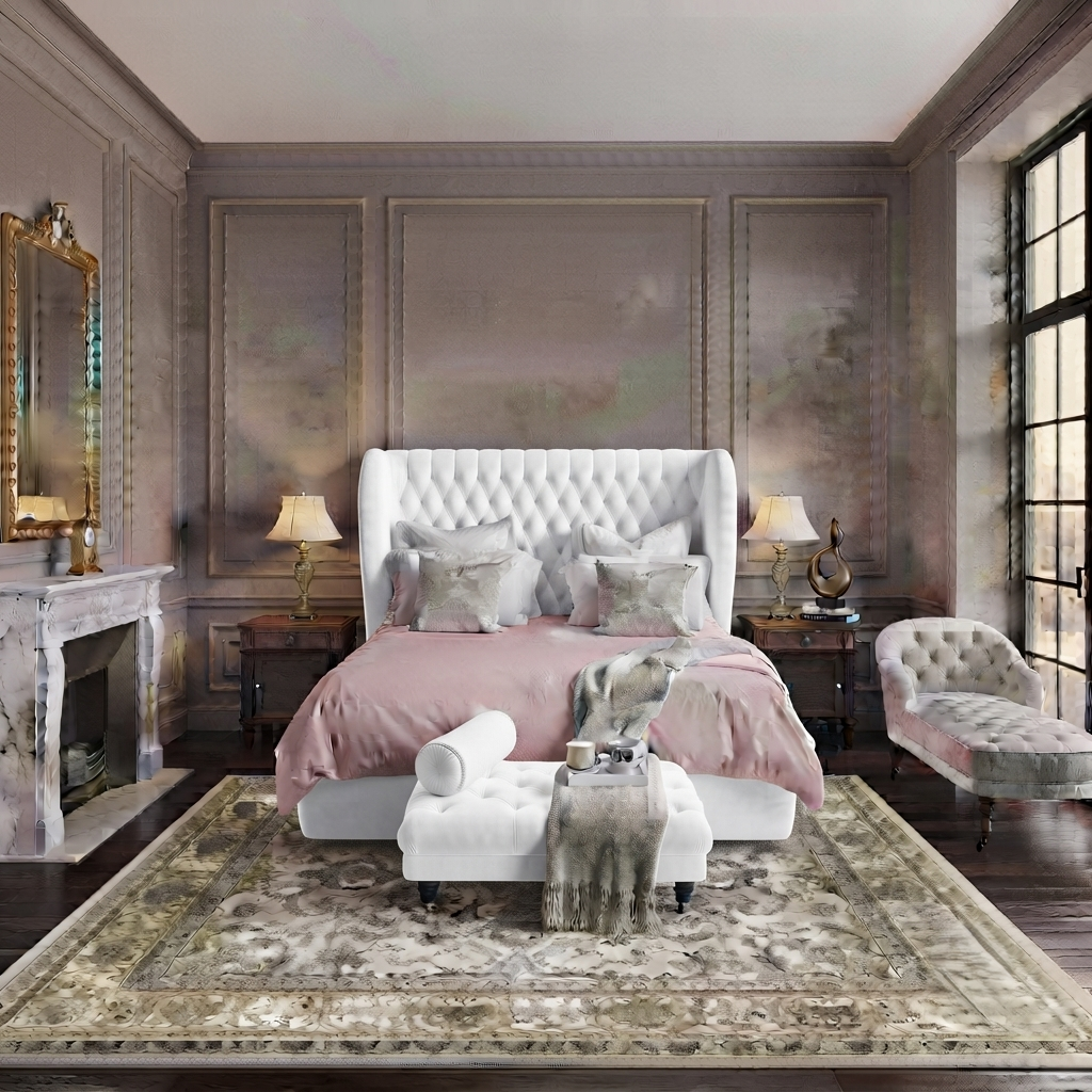Liberty Wingback Bed