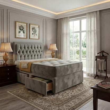 Brooklyn Divan Bed - handmade in the UK 5 year warranty