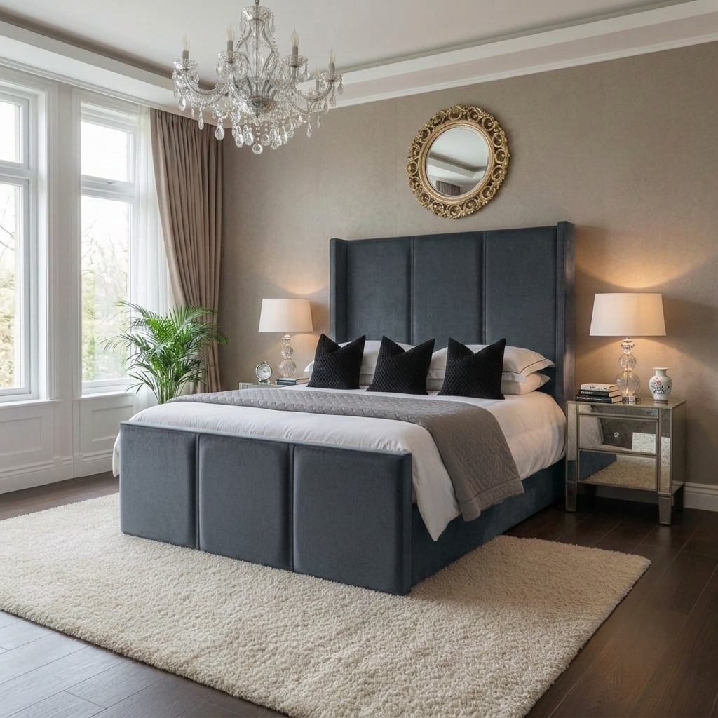 Mayfair Wingback 2 Line Bed