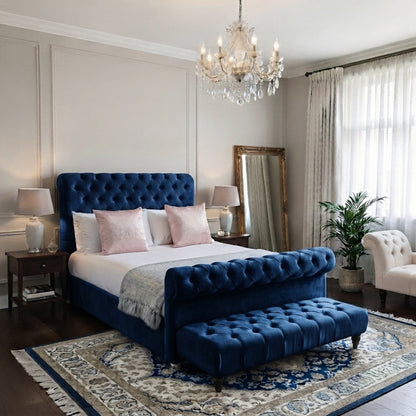 Roman Sleigh Bed