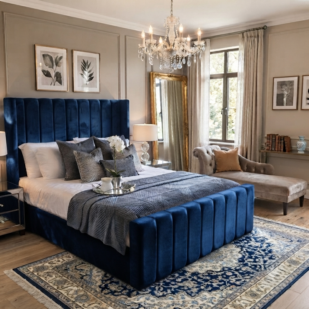 Mayfair Wingback Bed