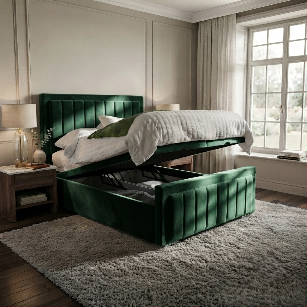 Mayfair Bumper Ottoman Storage Bed