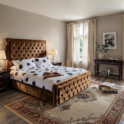 Bumper Padded Bed - generously proportioned bumper headboard