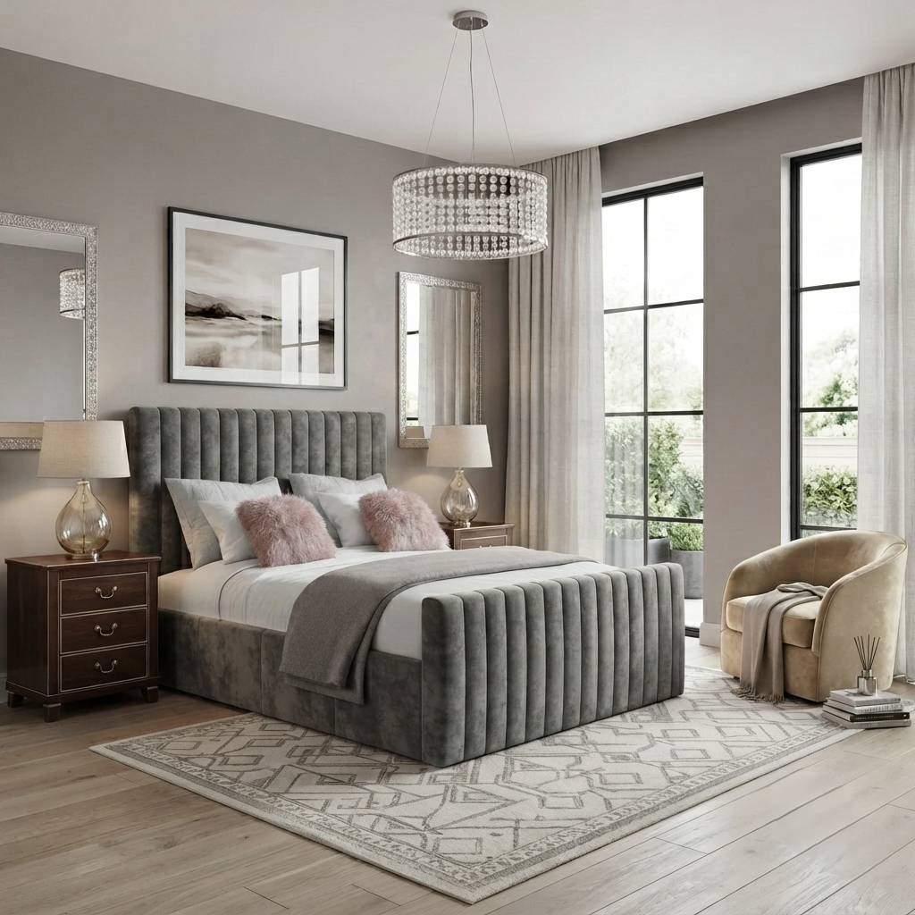 Indigo Line Bed