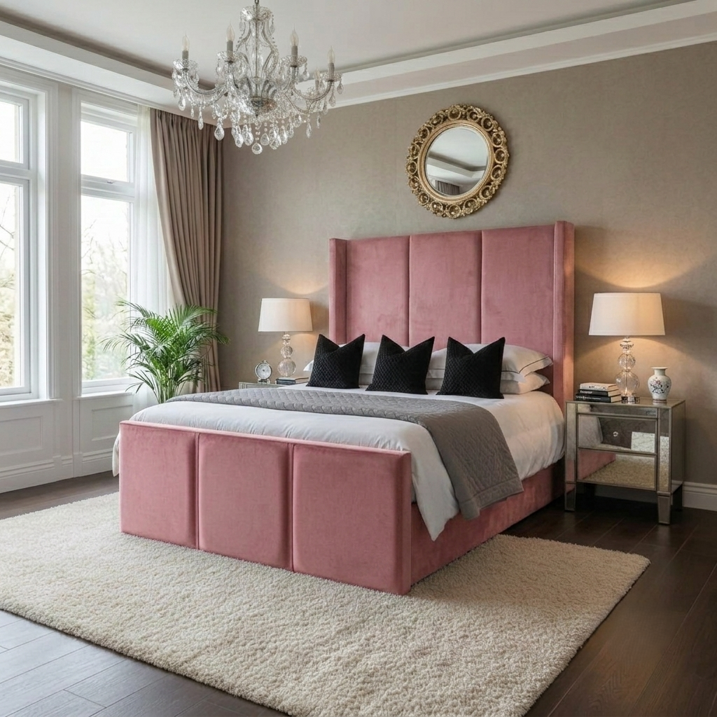 Mayfair Wingback 2 Line Bed