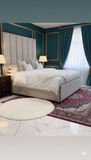 Luxury Black piping Bed