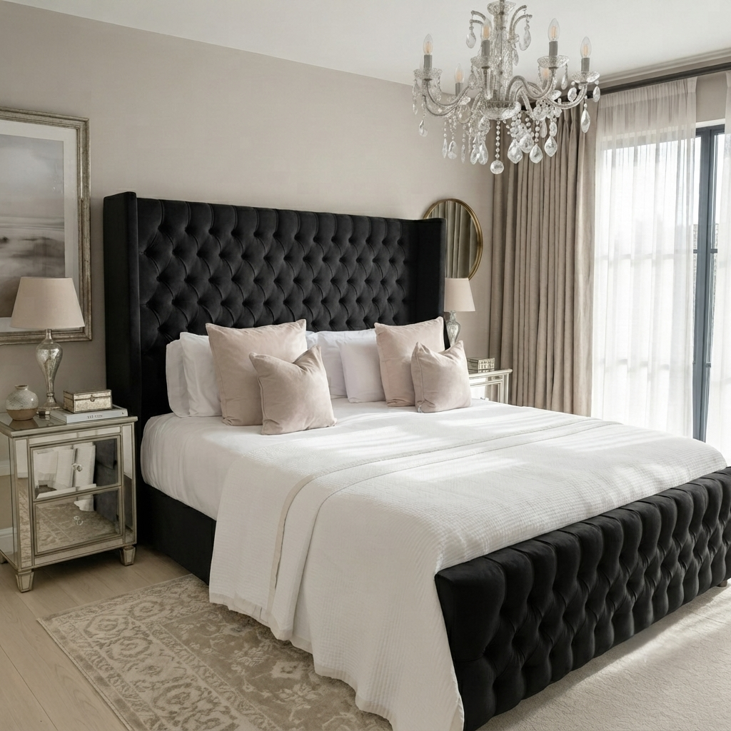 Florida Wingback Bed