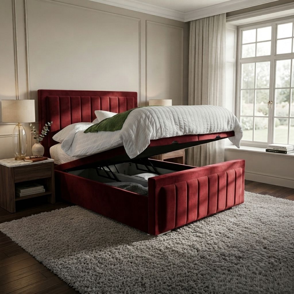 Mayfair Bumper Ottoman Storage Bed