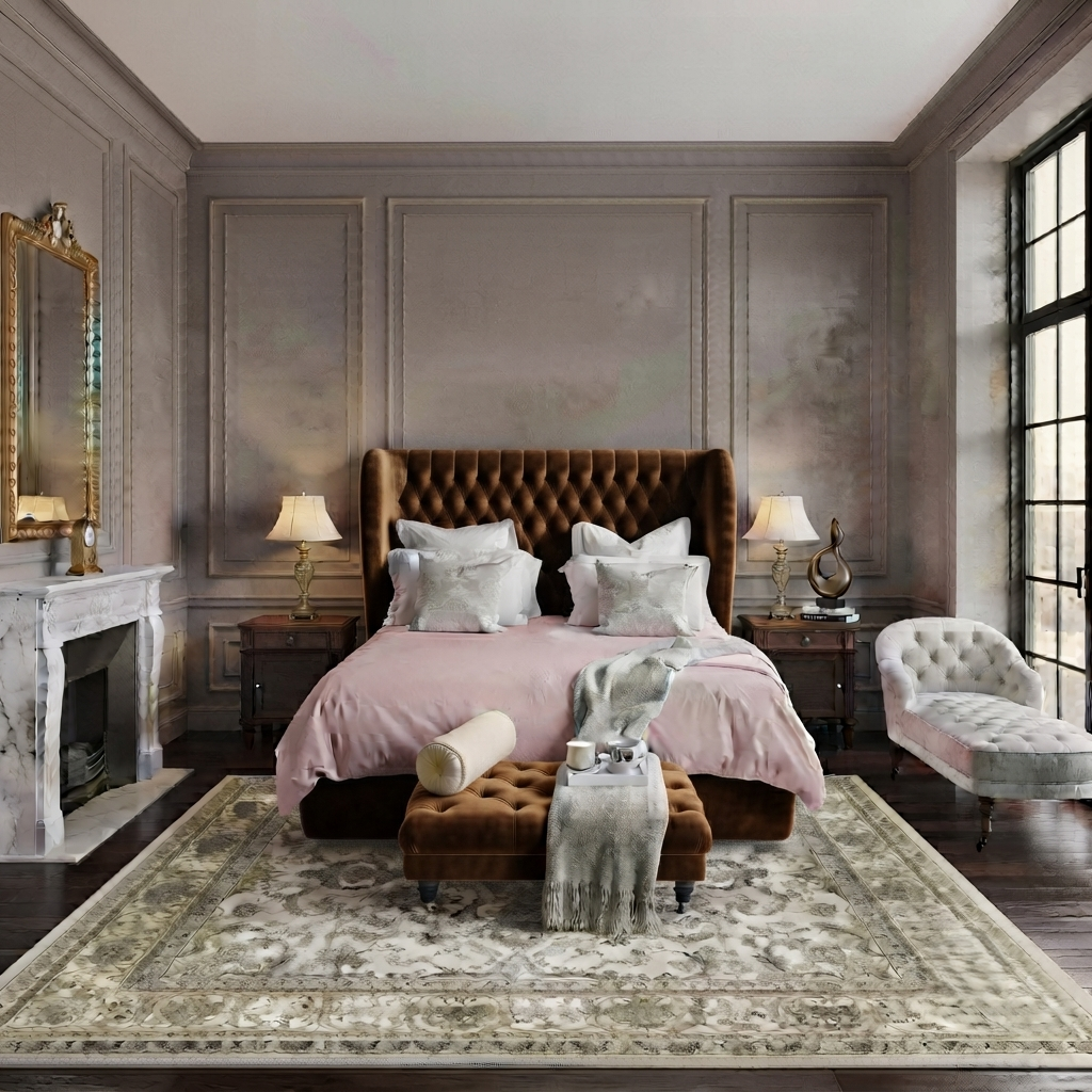 Liberty Wingback Bed