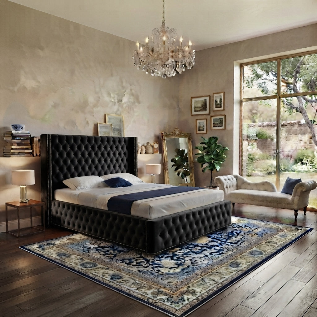 Romeo Wingback Bed