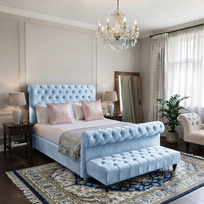 Roman Sleigh Bed