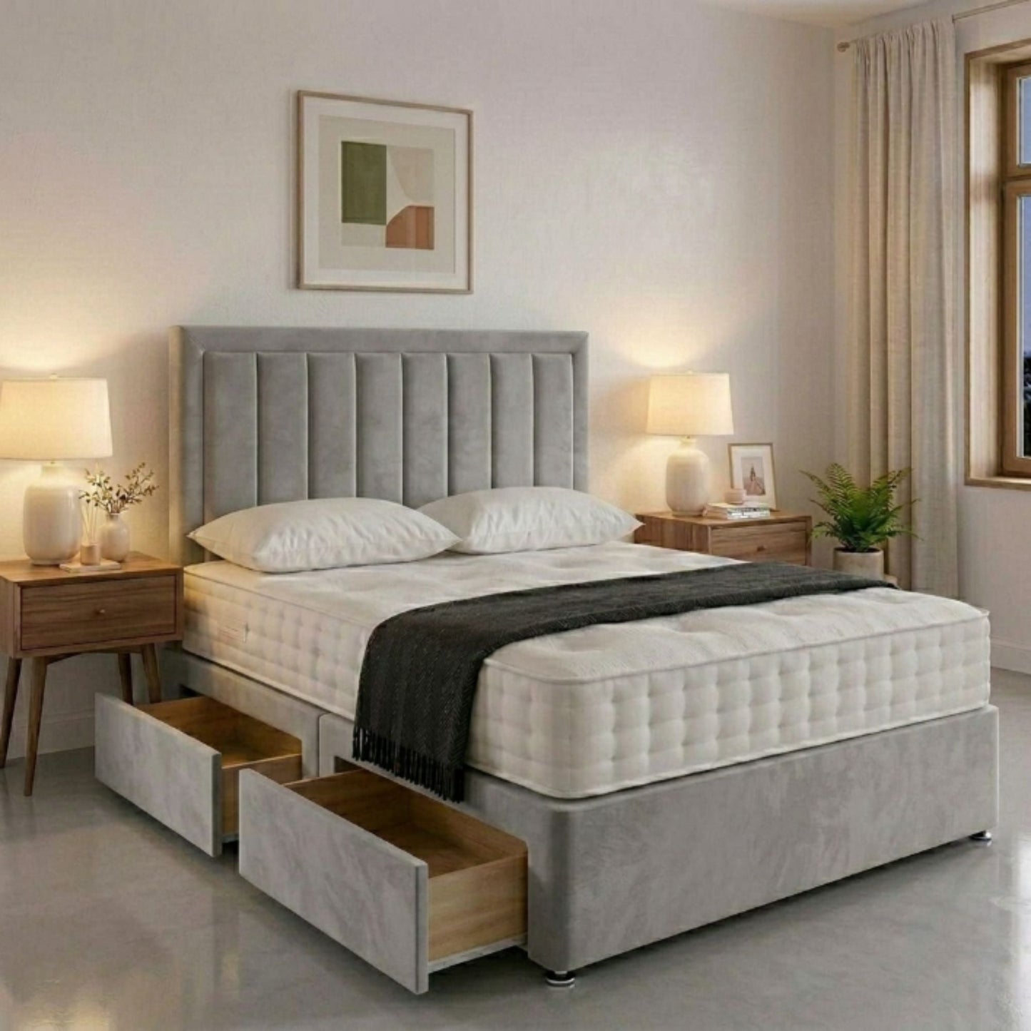 Cambridge Storage Panel Bed Frame - Eagle Bed