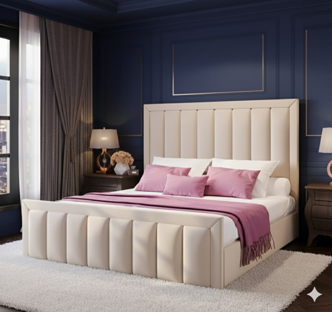 Panel Line Border Bed headboard detail UK - Eagle Bed