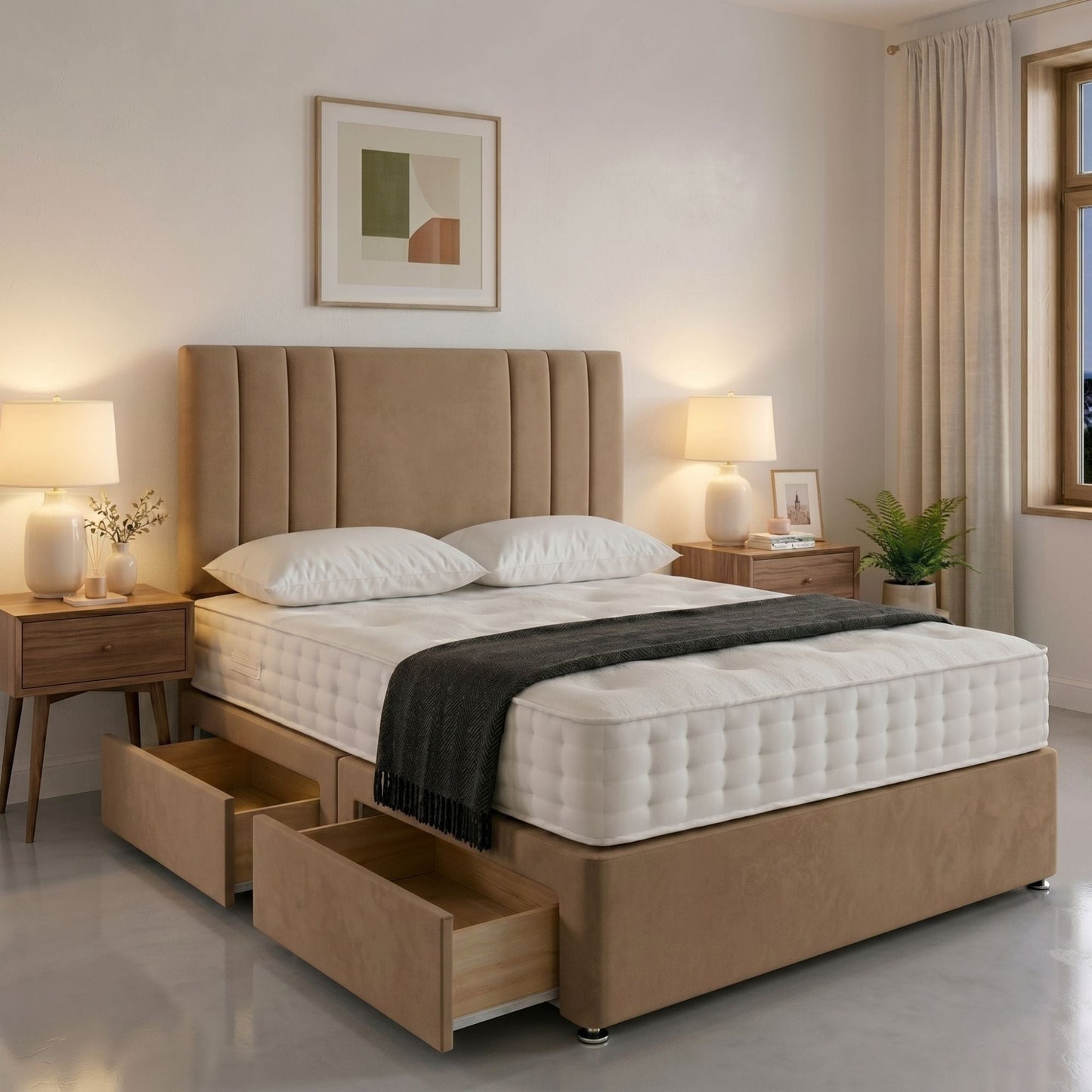 Oxford Divan Storage Bed Frame - Eagle Bed