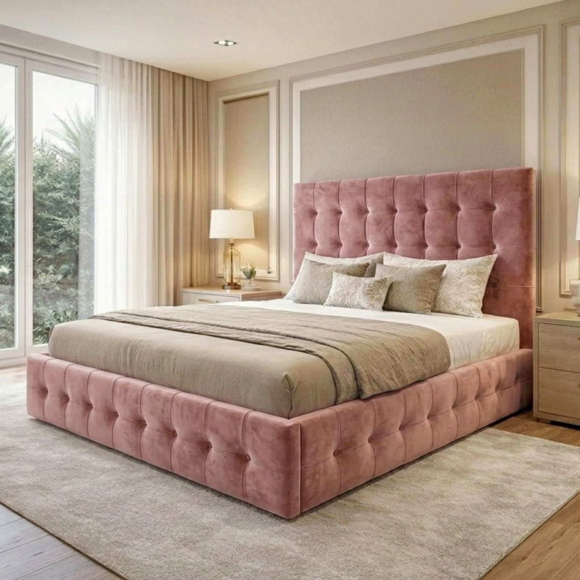 Imperial Chesterfield Panel Bed Frame - Eagle Bed