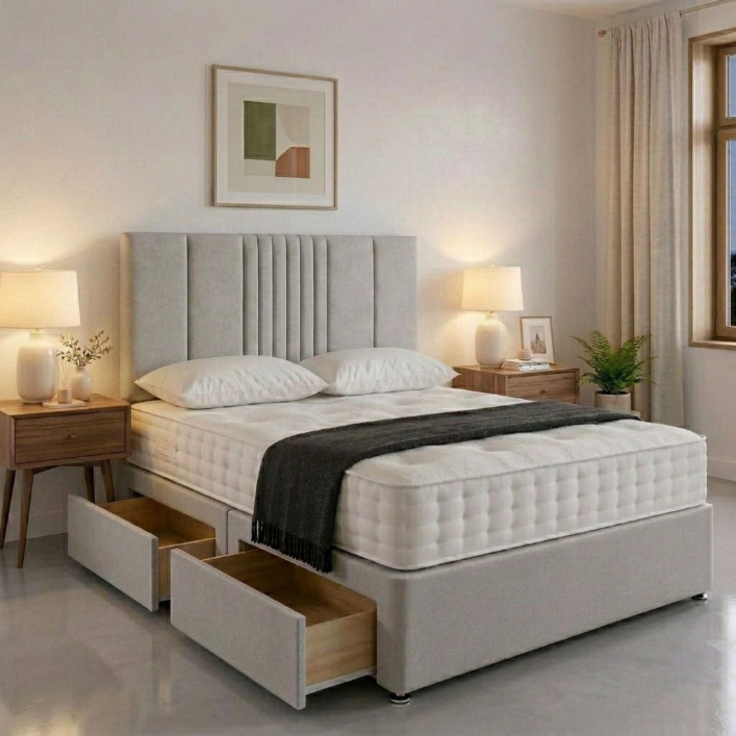 Sussex Storage Panel Bed Frame - Eagle Bed