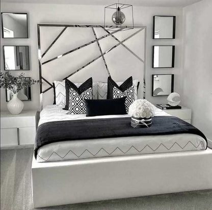 Star Upholstered Bed side view handmade UK - Eagle Bed