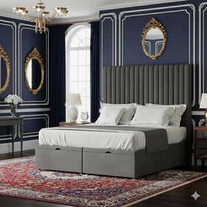 Multi Mini Line  Divan bed- 54 Inches of Headboard