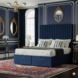 Multi Mini Line  Divan bed- 54 Inches of Headboard