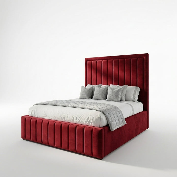 Arizona Luxury Bed – Upholstered Bed Frame, Statement Headboard