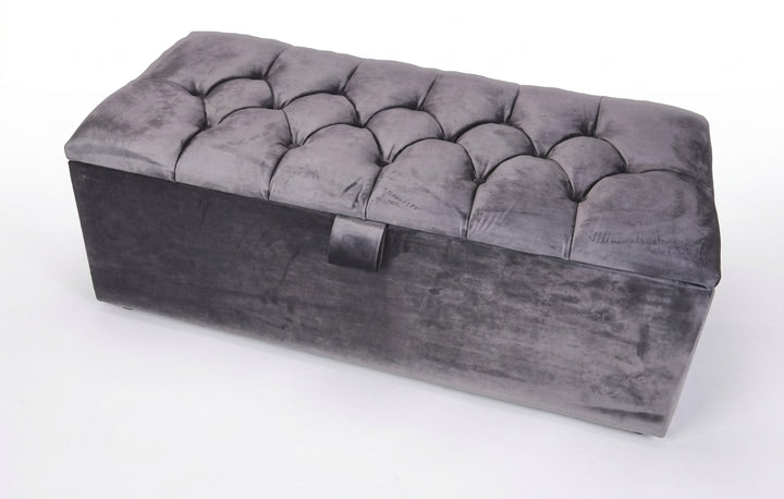 Upholstered Ottoman Storage Box