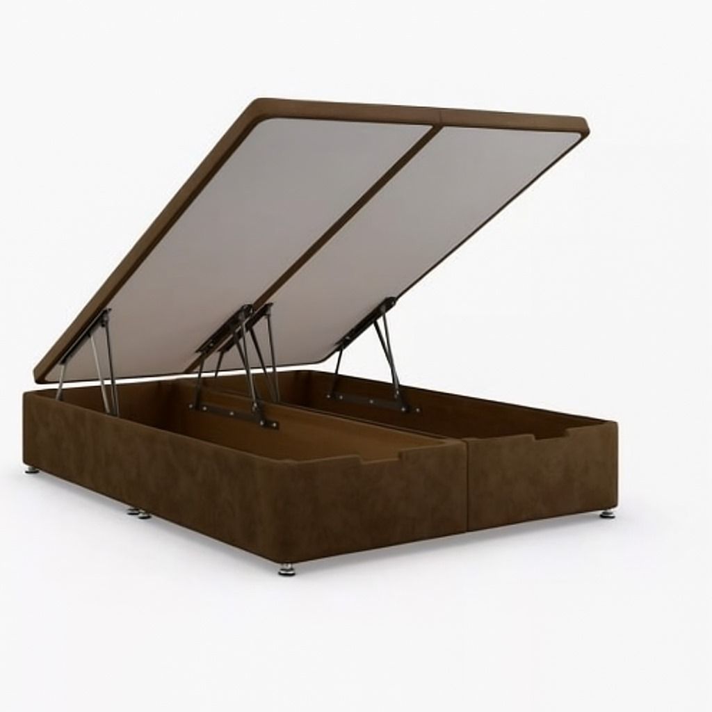 Line Bumper Ottoman Divan Bed full view UK - Eagle Bed