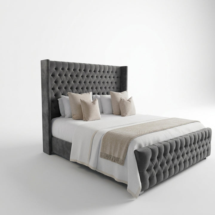 Florida Ottoman Bed – Gas Lift Storage Bed with Headboard