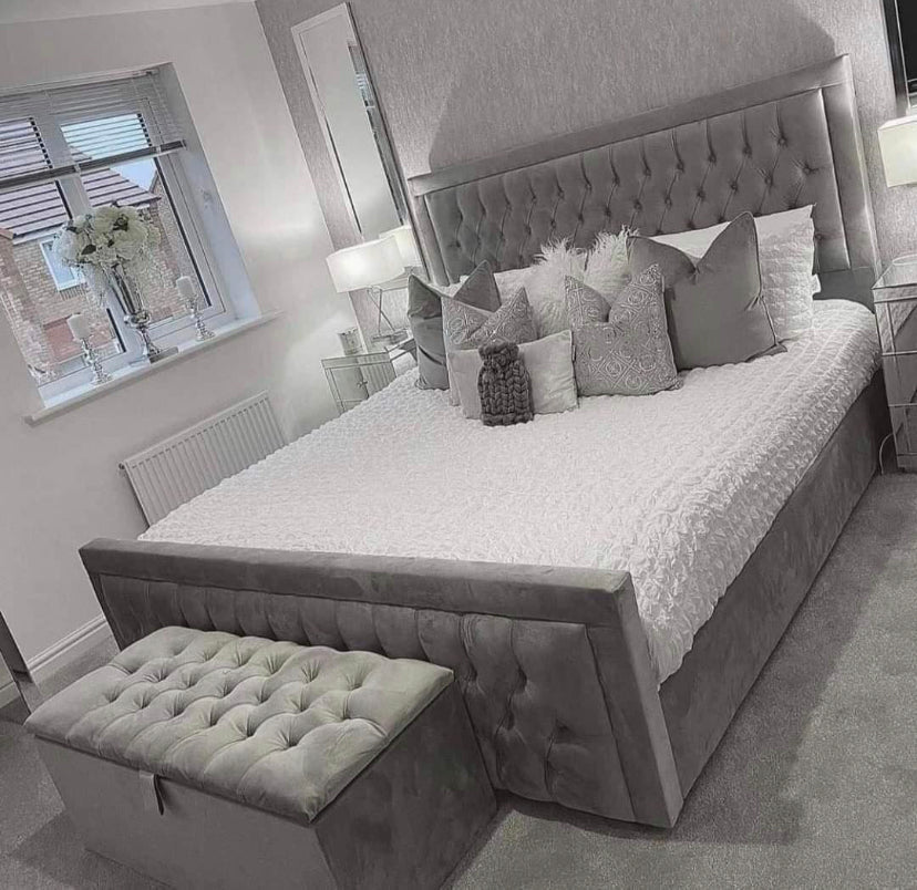 Bumper Padded Luxury Bed full view UK - Eagle Bed