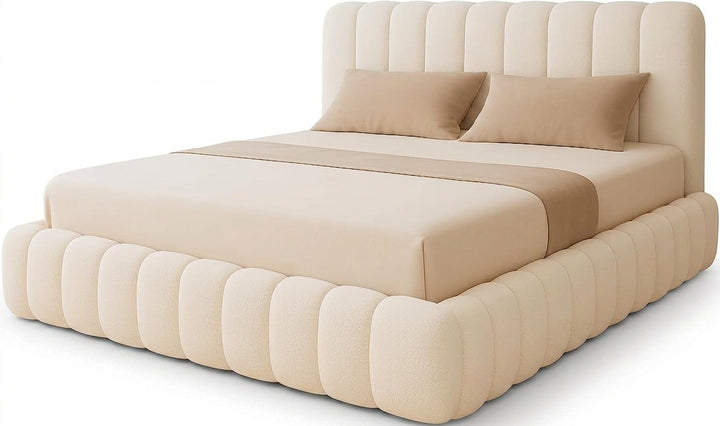 Cloud Teddy Bouclé Ottoman Bed